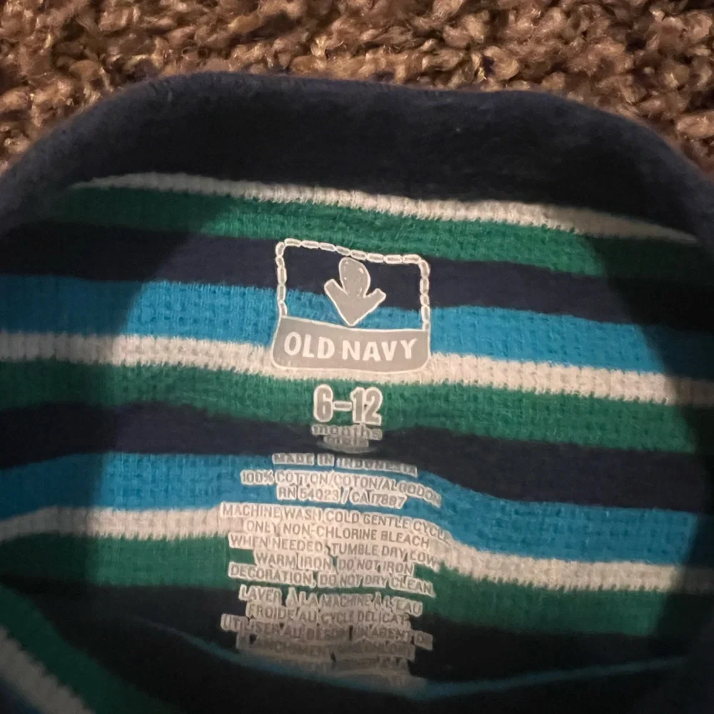 Striped onesie